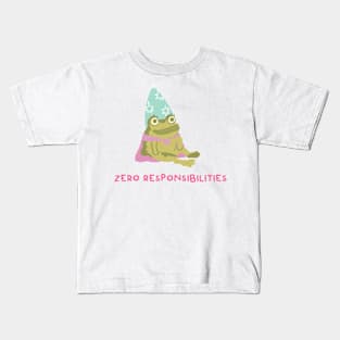 Zero Responsibilities Kids T-Shirt